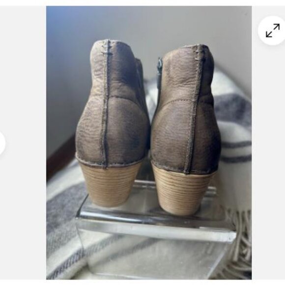 Dansko Maria BrownLeather Zip Up Clog Boots Booties Size 41 10-10.5 Comfy - Picture 5 of 9